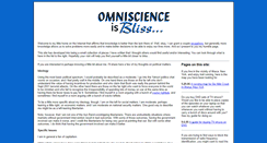 Desktop Screenshot of omniscienceisbliss.org